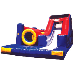 Obstacle Course 30 Foot Slide Combo