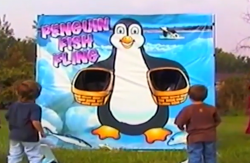 Penguin Fish Fling Carnival Toss Game